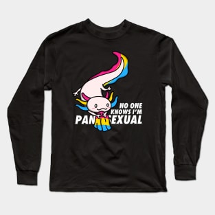 No One Knows I'm Pansexual Long Sleeve T-Shirt